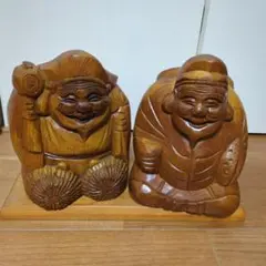 2026年最新】恵比寿 大黒 木彫の人気アイテム - メルカリ