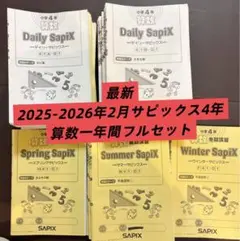 2026年最新】サピックス 4年 夏期講習の人気アイテム - メルカリ