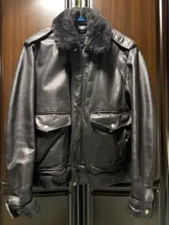 SCHOTT フライトジャケット レザーブルゾン ライダース 198SM - メルカリ