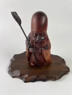 2026年最新】木彫 福禄寿の人気アイテム - メルカリ