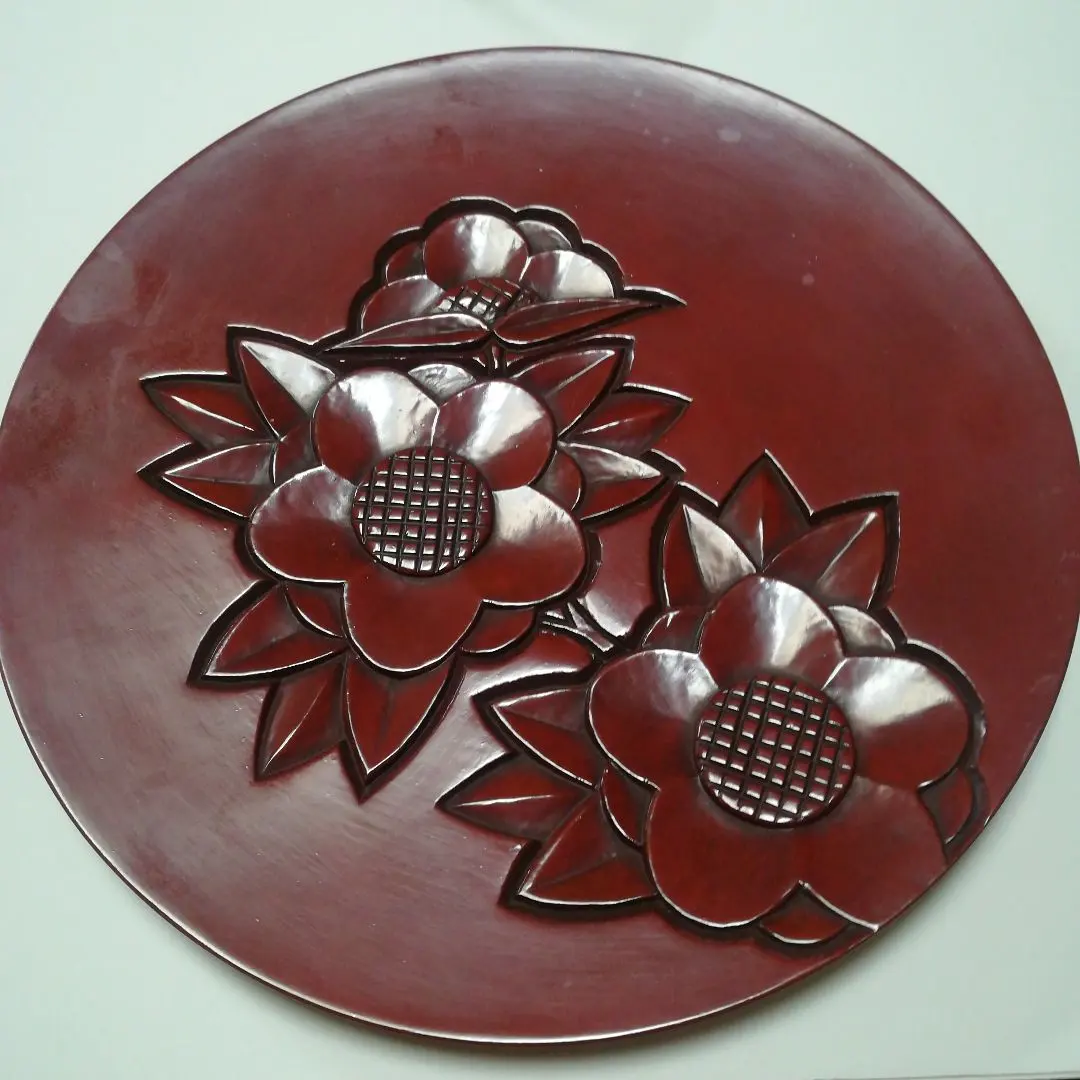 富士龍鎌倉彫り額飾り