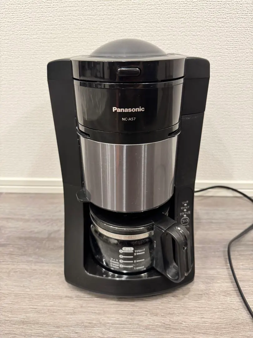 2026年最新】Panasonic 沸騰浄水コーヒーメーカー ブラック NC-A57-Kの