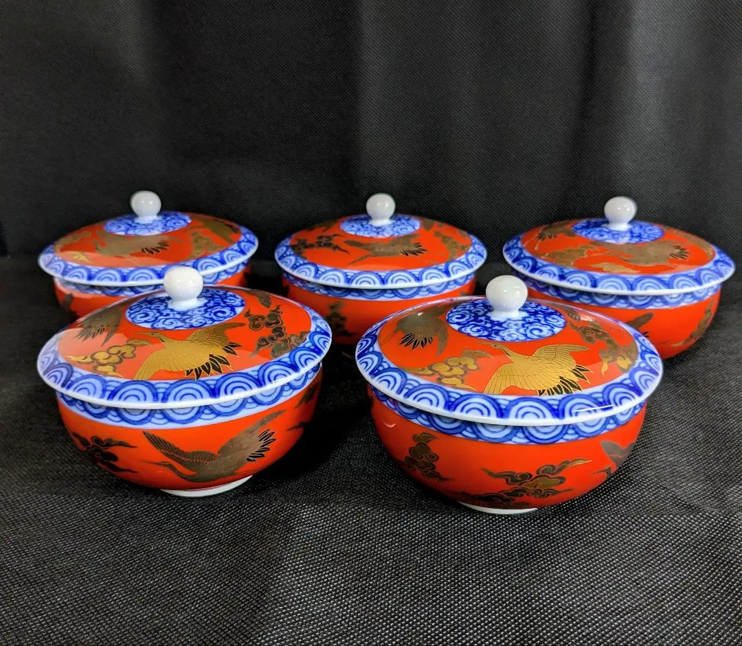 2026年最新】深川製磁 染錦手 波鶴紋の人気アイテム - メルカリ