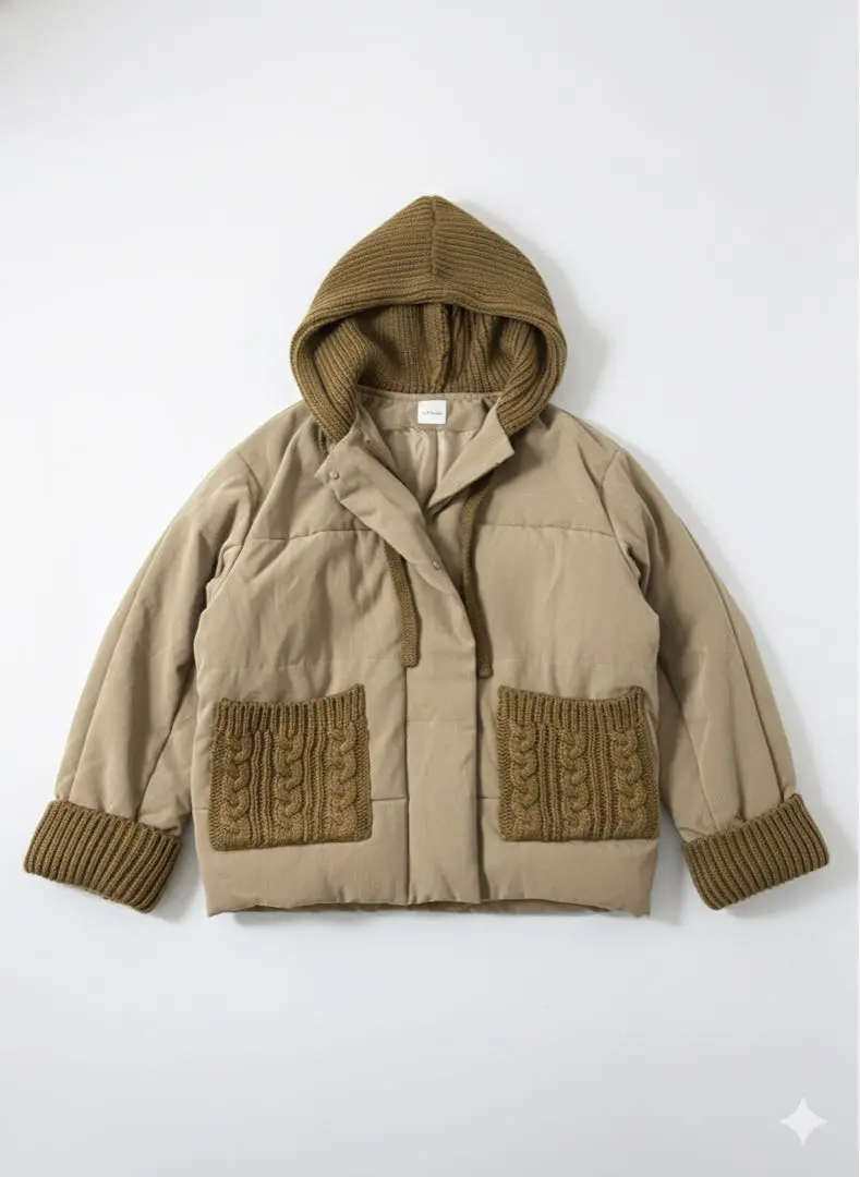 2026年最新】pinue ニットコンビダウンジャケットの人気アイテム