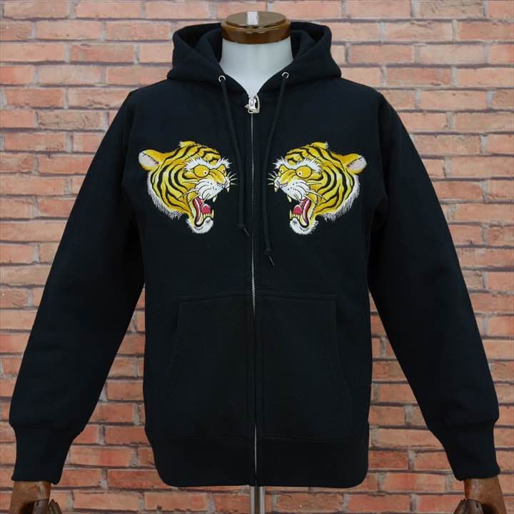 コアファイター corefighter 虎 刺繍 パーカー - メルカリ