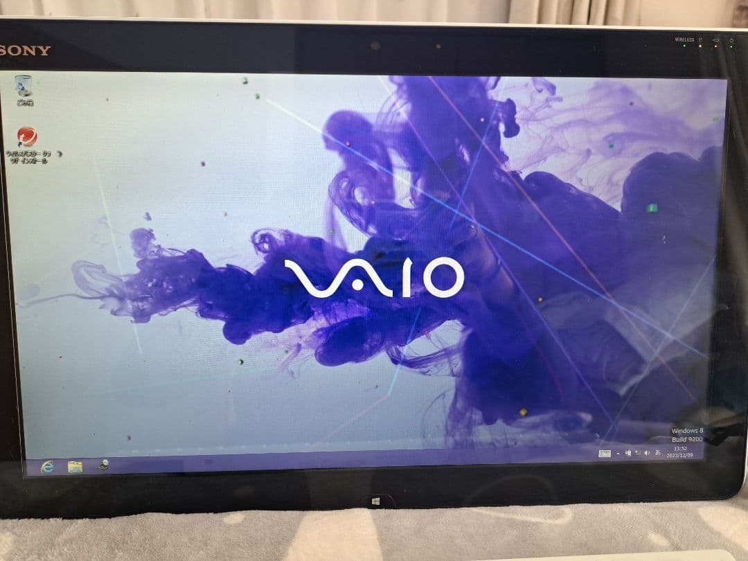 パソコン　SONY　VAIO　Tap20