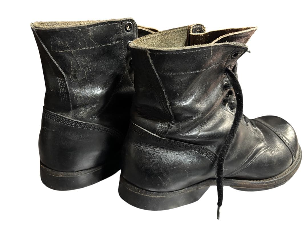 値下げ交渉可！アメリカ軍　リメイクブーツ　ブラック　 25.5〜26.0cm