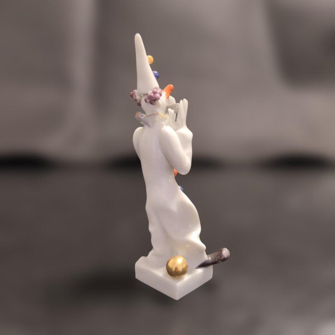 マイセンのクラウンハーモニカ、ピエロです。 - メルカリ