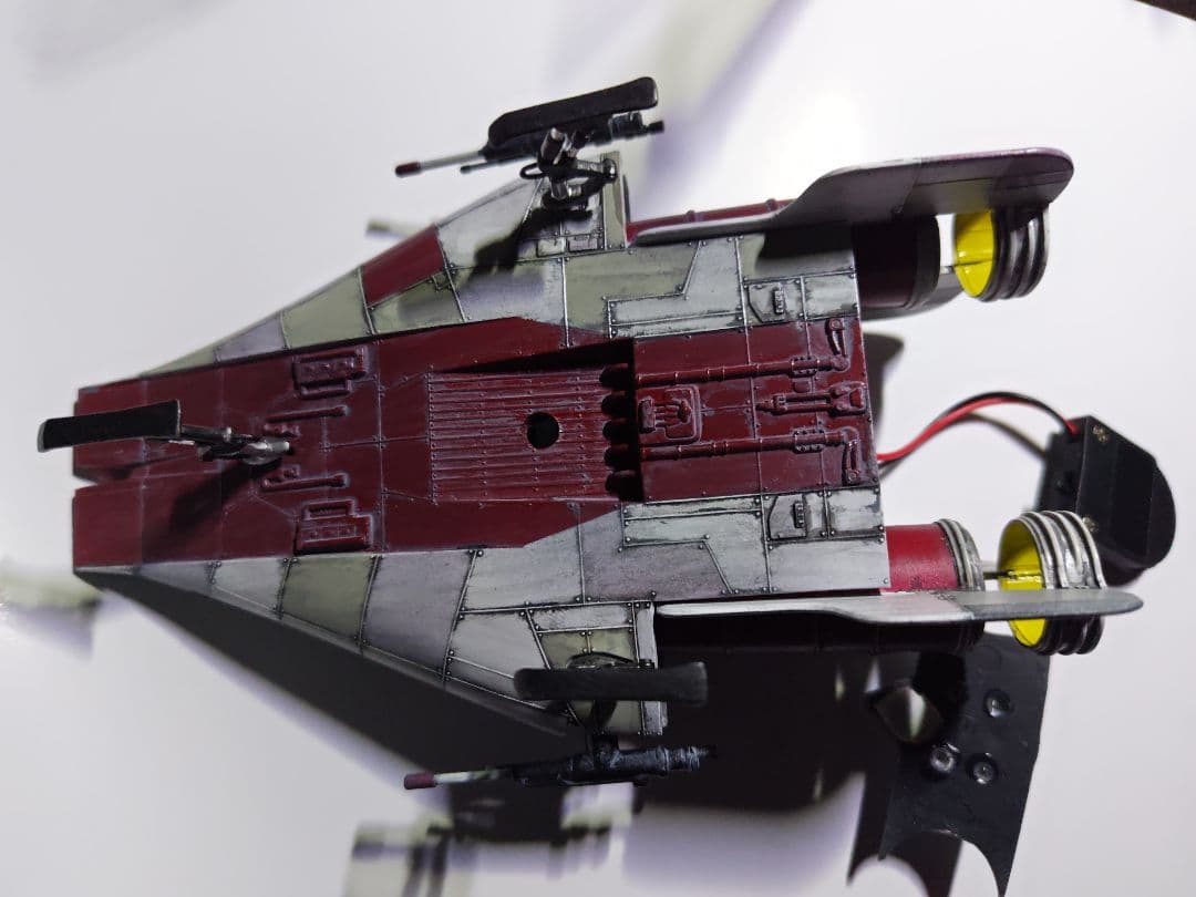 スターウォーズ MPC社製 Aウイングファイター塗装済み電飾仕様完成品