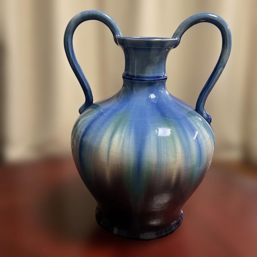 花瓶　九谷焼 楽天市場】九谷焼 7.5号花瓶 金箔群鶴 / 山田登陽志 ＜花瓶 花器 人気