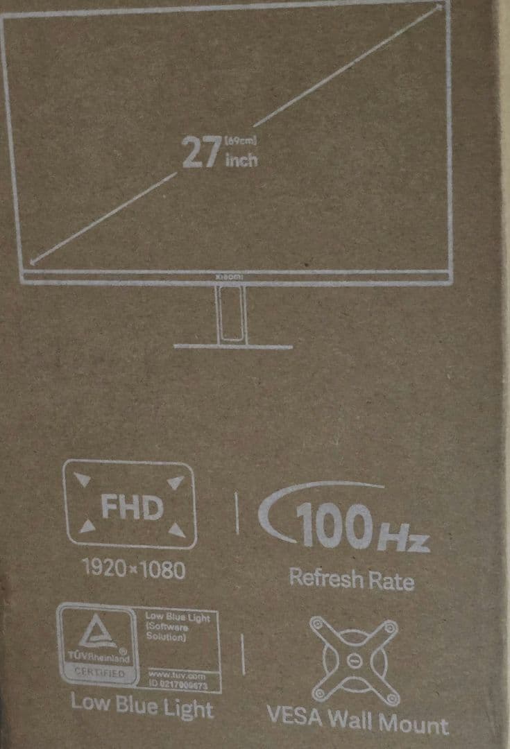 Xiaomi モニター A27i ディスプレイ 27インチ 2025年製