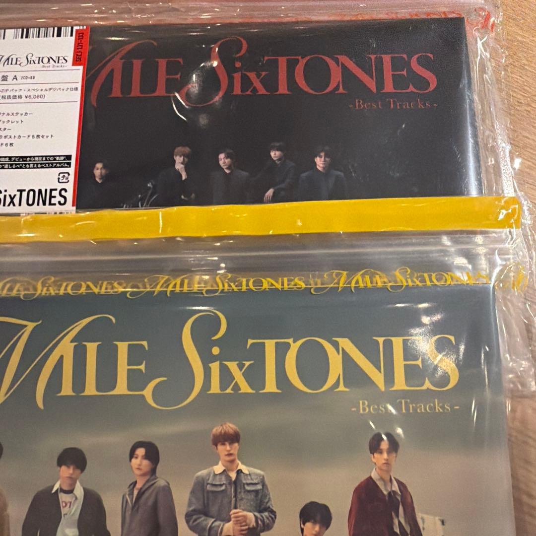 SixTONES MILESixTONES初回AB※ICカード、ステッカーなし③ SixTONES MILESixTONES 初回盤AB CD+DVD 開封済 IDカード ステッカー