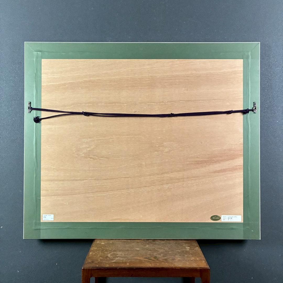 美品 ミッシェル・バテュ「海岸線」シルクスクリーン 大作 直筆サイン