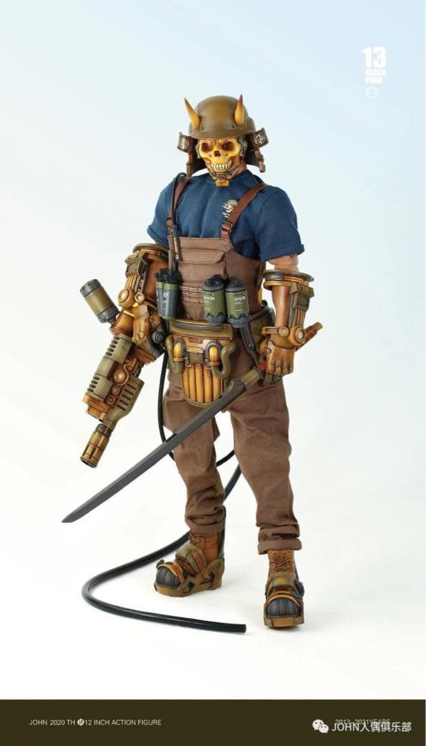 ブラック13パークBlack13park 重装甲天狗赤虎 トラ侍1/6ミリタリー