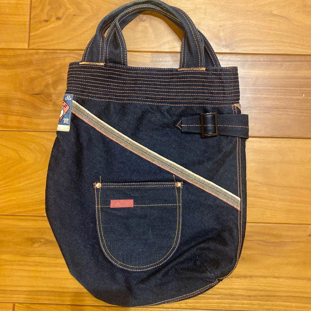 EVIS デニムトートバッグ カモメ刺繍デニムトートバッグ – EVISU