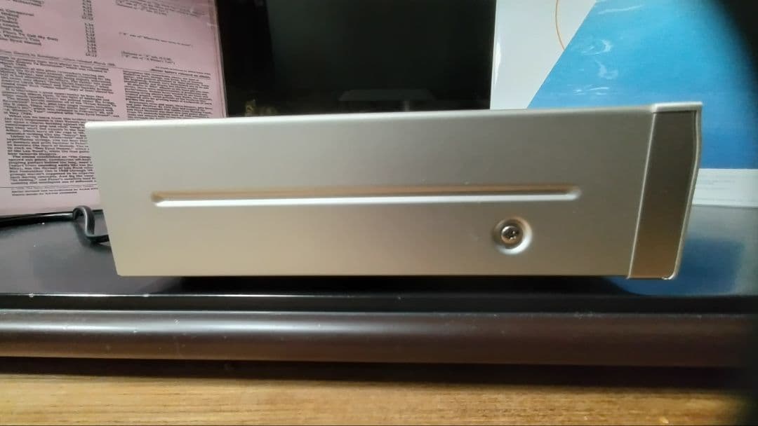 DENON CDプレーヤー シルバー USBポート　DCD-F109