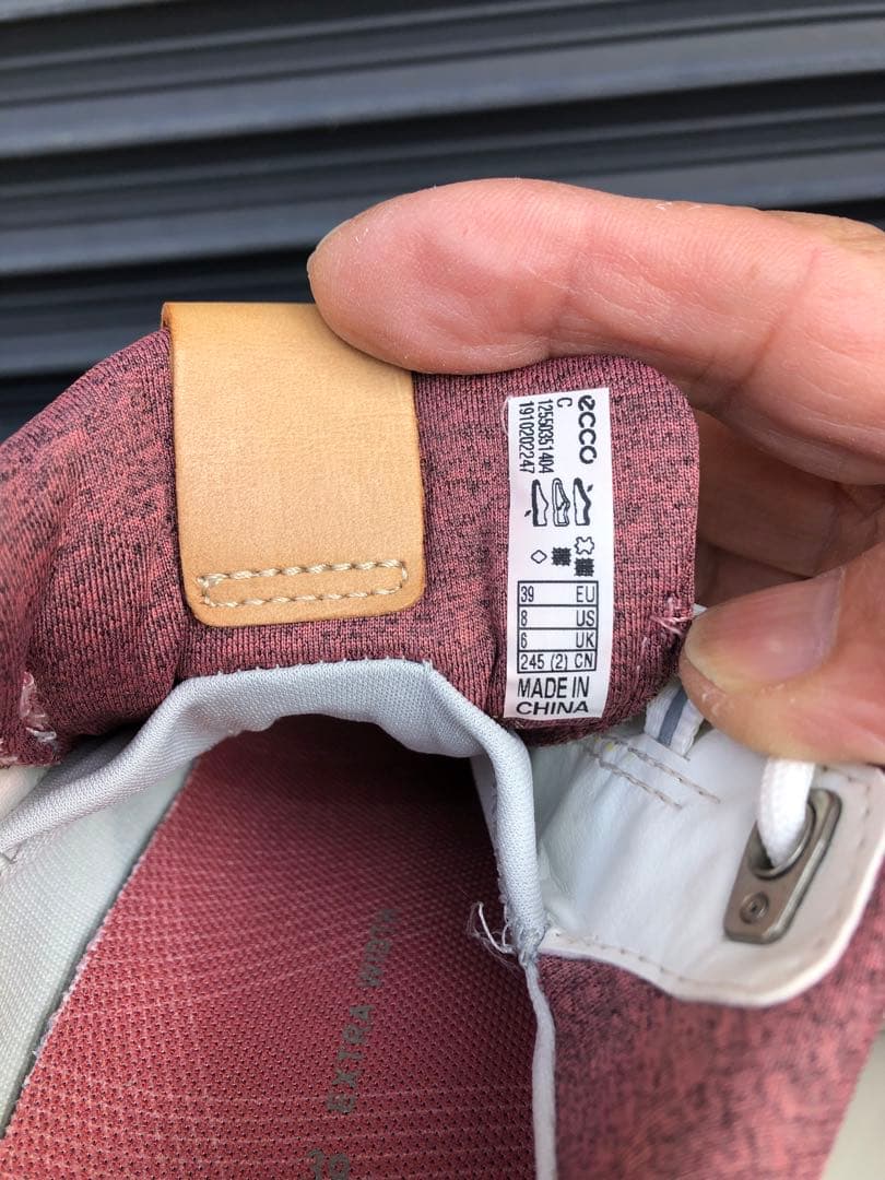 318番 新品未使用ECCOゴルフシューズ39 24.5cm GORE-TEX