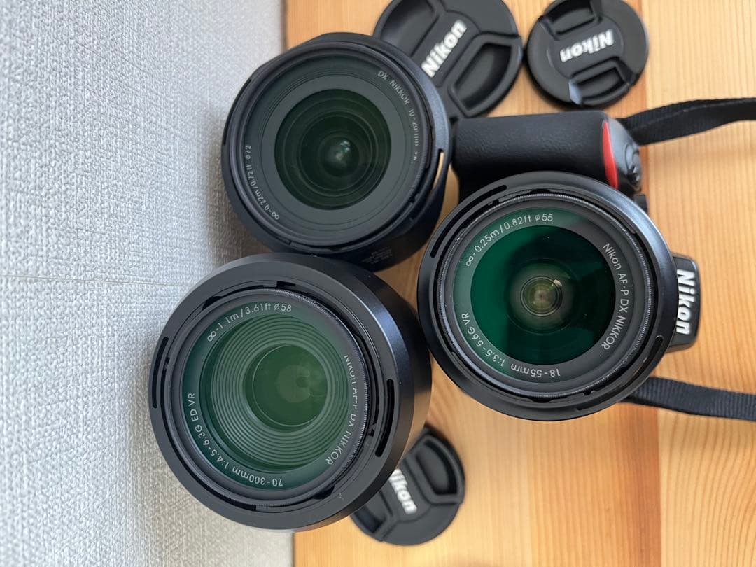 【あの】Nikon D5600 一眼レフ　レンズ3点