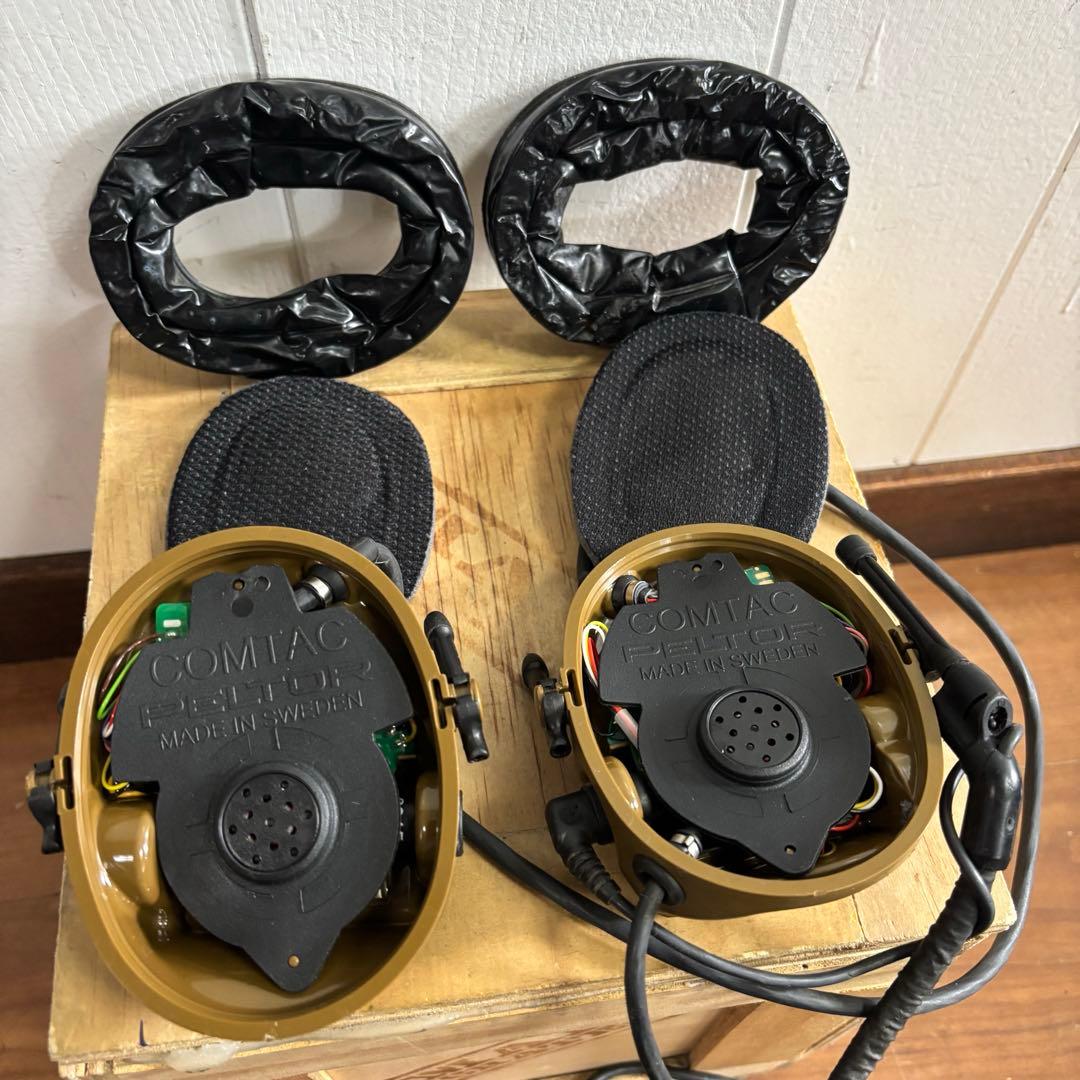 あ*し様 米軍 実物 3M PELTOR COMTAC V ヘッドセット 動作未 - メルカリ