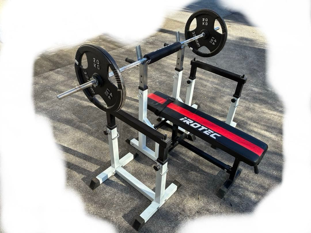 福岡県内引渡 iROTEC ベンチプレスセット - メルカリ