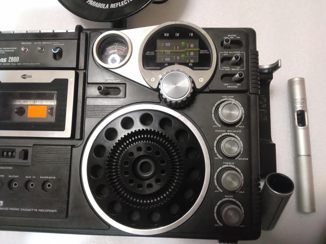 TOSHIBA RT-2800 アクタス・ラジオカセットレコーダー ラジカセ