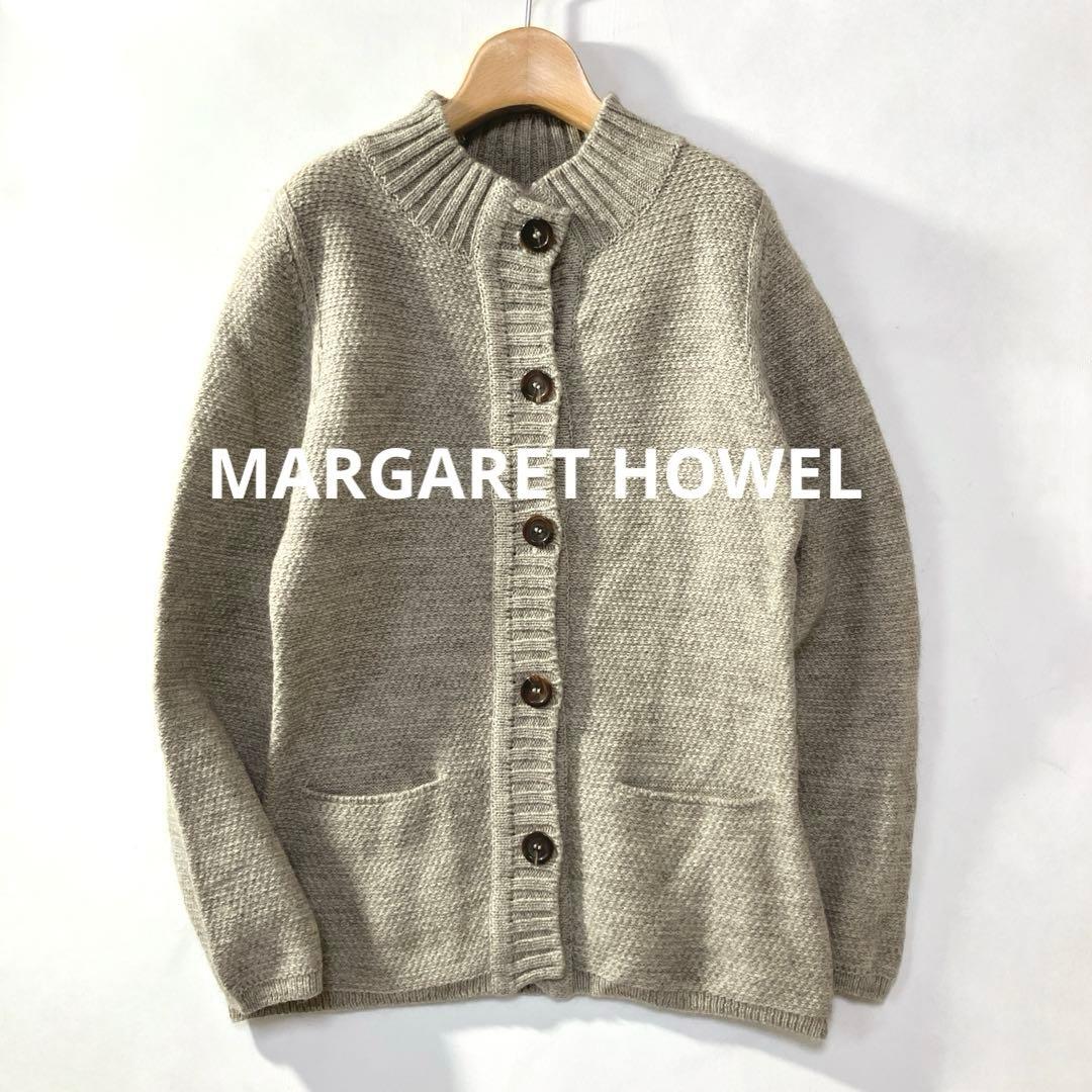 ＊美品＊マーガレットハウエル／ニット　カーディガン MARGARET HOWELL（マーガレットハウエル）カーディガン グレー サイズ