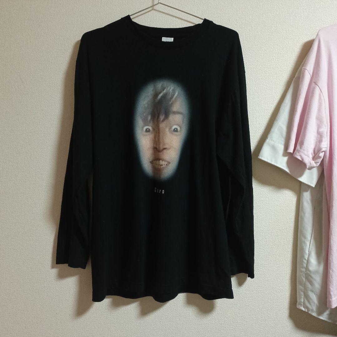 Gero 顔面Tシャツ ロンT 黒 XL - メルカリ