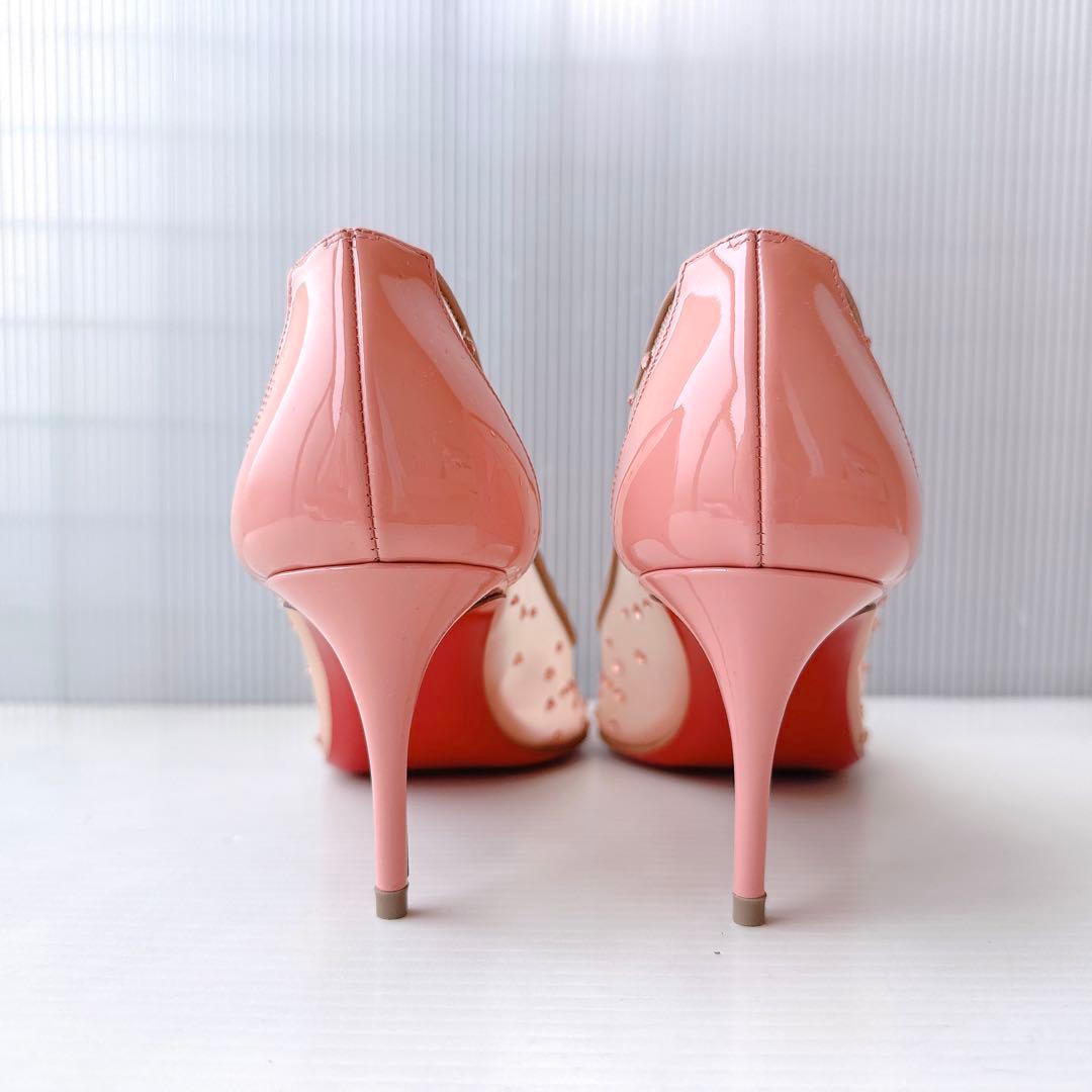 ルブタン STRASS 豪華 スワロ ラインストーン ハイヒール パンプス