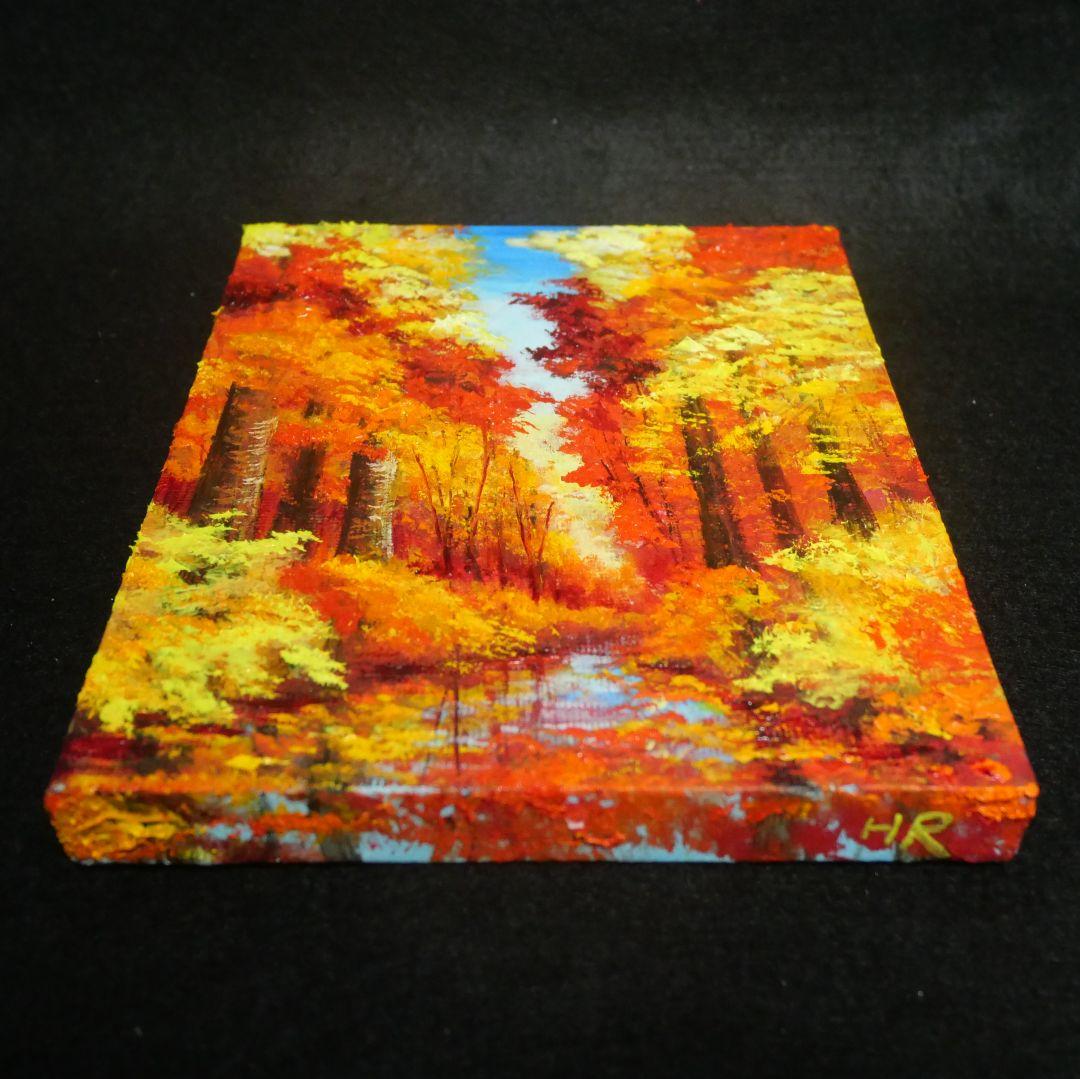 油絵 油彩 油彩画 絵 絵画 F0号【秋】 - メルカリ