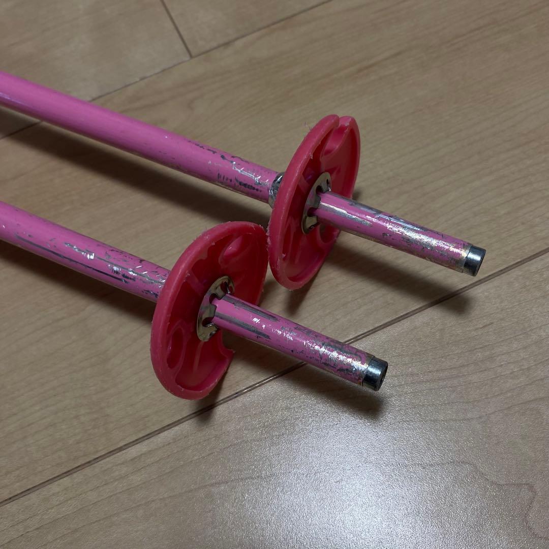 カザマ キッズスキーセット 板107㎝ ストック 90㎝ ブーツ 19㎝ 20