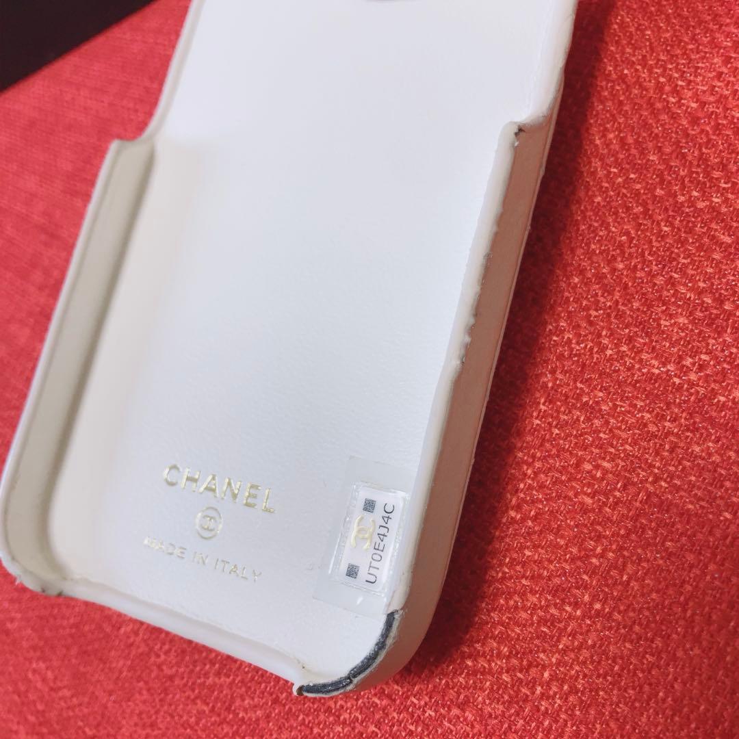 CHANEL⭕️iPhone13pro スマホケース　携帯カバー　マトラッセ　希少