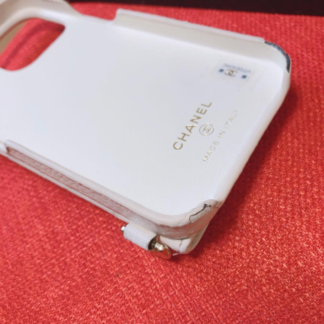 CHANEL⭕️iPhone13pro スマホケース　携帯カバー　マトラッセ　希少