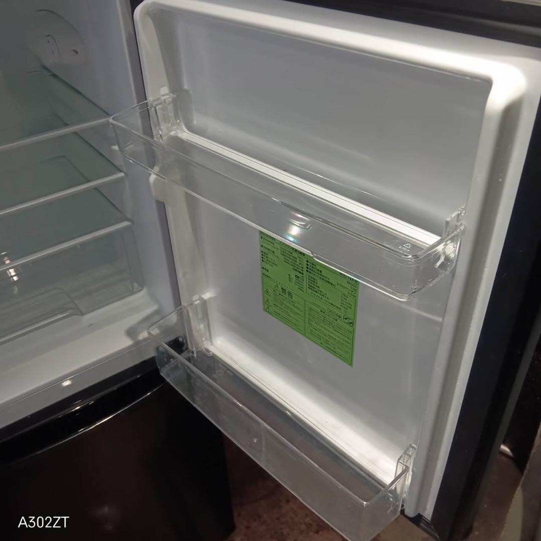 A255★2023年製★アイリスオーヤマ　黒　ブラック　一人暮らし