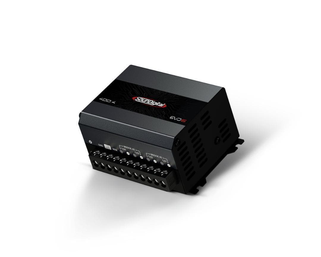 SD Evo6 400.4 4チャンネルアンプ　カーオーディオアンプ