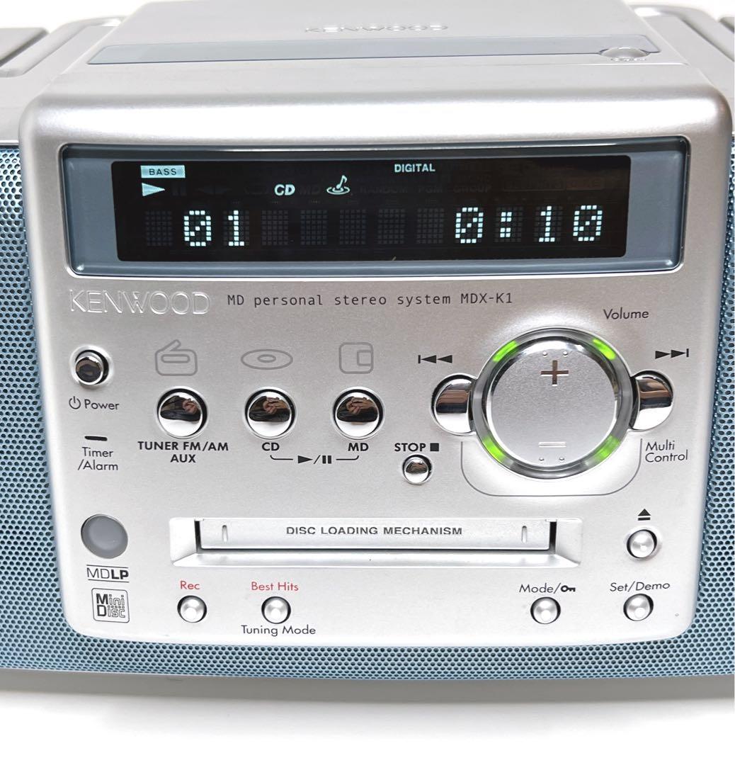 【極美品】 KENWOOD MDX-K1 CD MD チューナー　ラジカセ