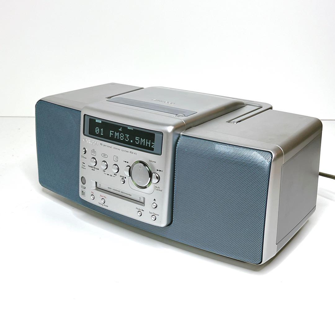 【極美品】 KENWOOD MDX-K1 CD MD チューナー　ラジカセ