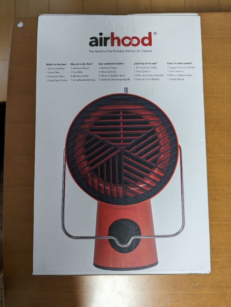 新品未使用 airhood スペースブラックAH-01AJ-B 車中泊にも換気扇