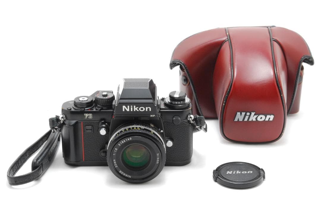【ケース付】 ニコン Nikon F3 HP Ai-s 50mm F1.8 Nikon F3 HP F3HP 35mm Film Camera w/ 50mm f1.8 AI-S Lens -Good Seals-