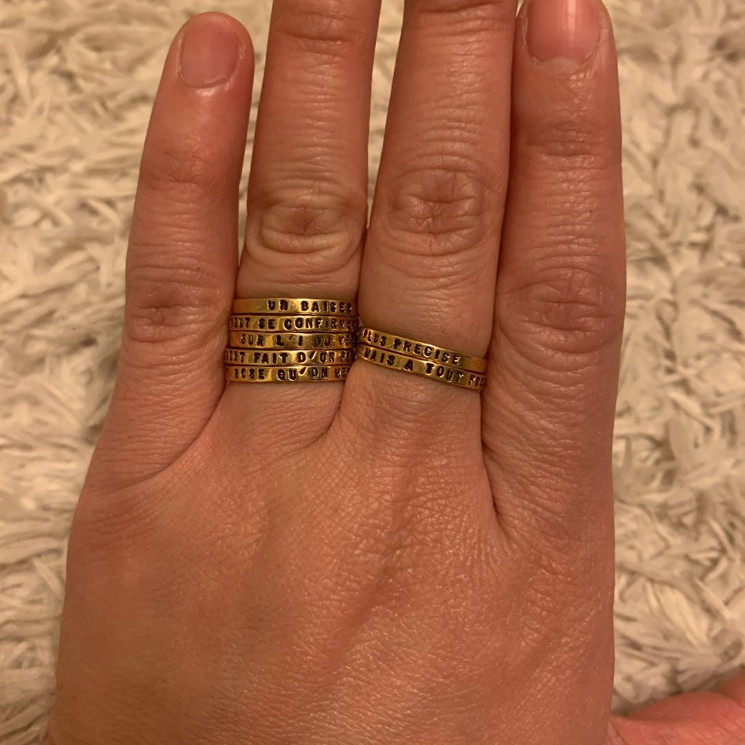 セルジュトラヴァル 7連リング 9号 - メルカリ