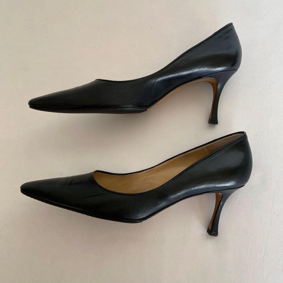 極美品✨Manolo Blahnik マノロブラニク BBパンプス 黒 38 - メルカリ
