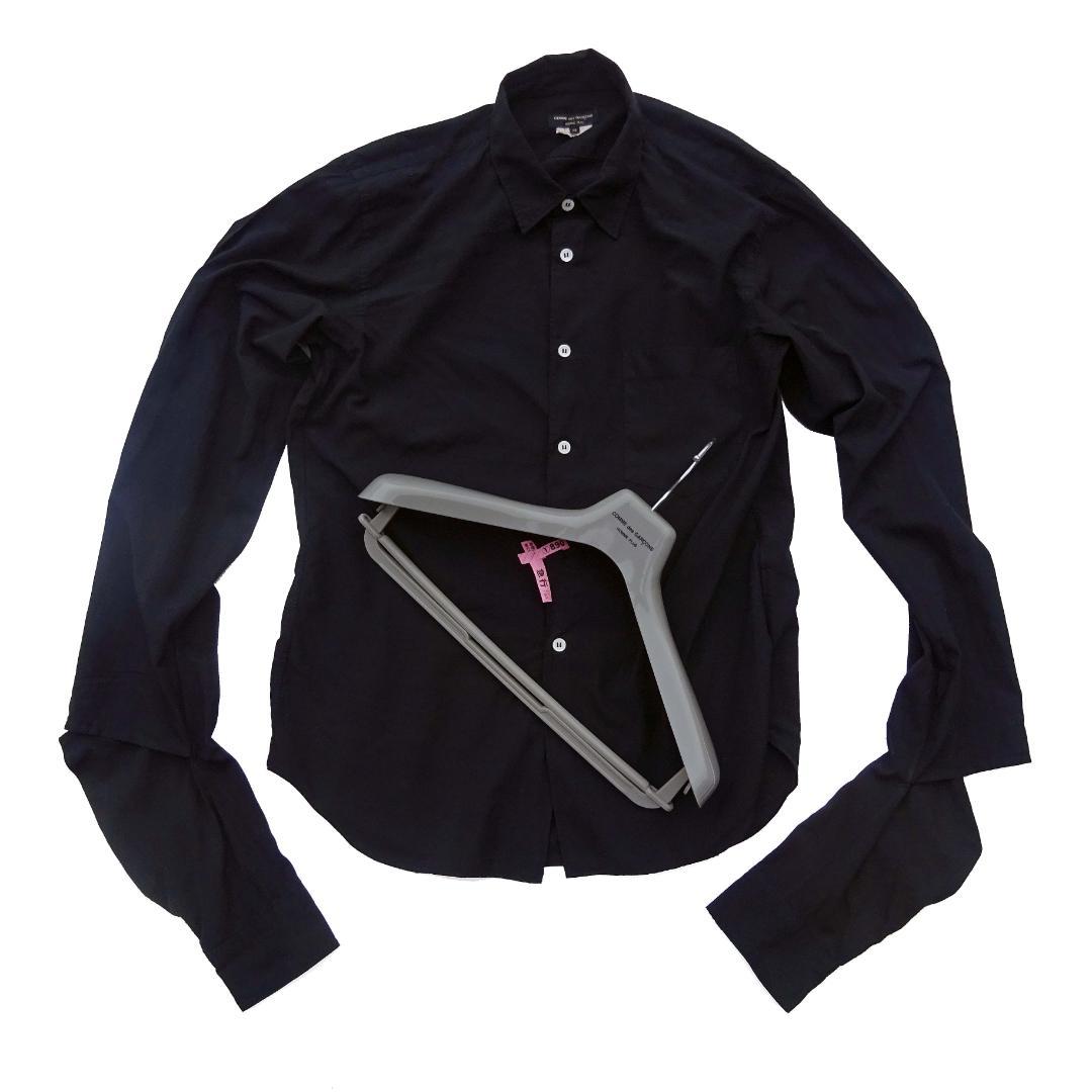 名作希少コムデギャルソンオムプリュス ポリ縮エステルレイヤード