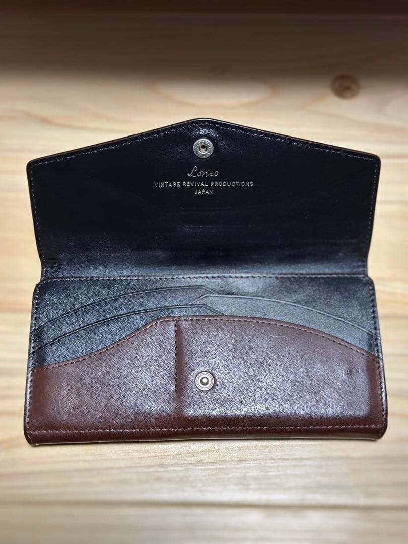 新 デザインファッション - や*し様 ロネオ コンパクト長財布 ブラウン