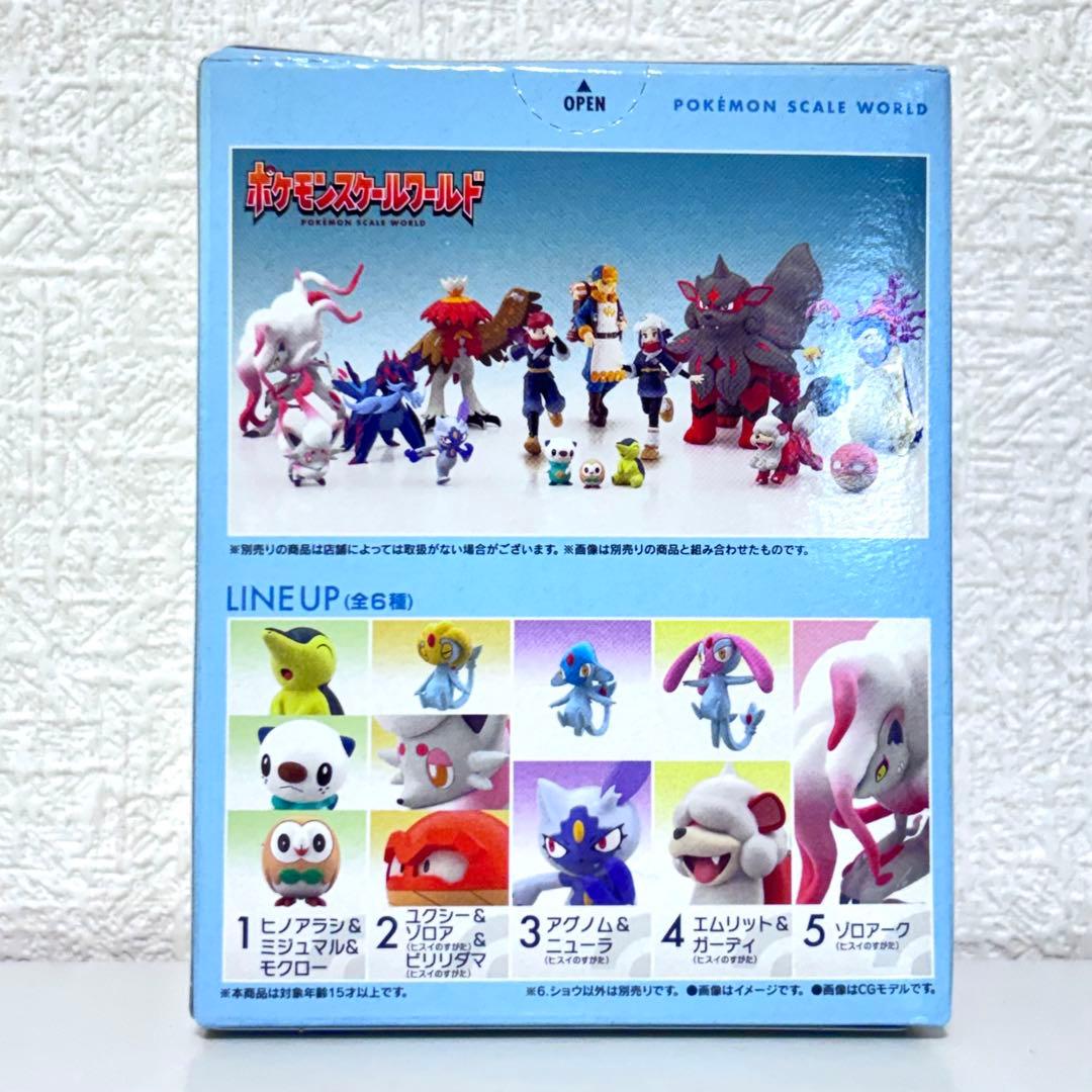 箱無し】 ポケモン スケールワールド ショウ ヒスイ地方 フィギュア 食