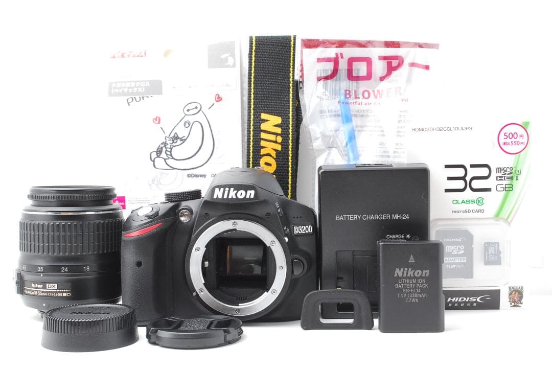 【ショット数１７０９枚　美品】Nikon D3200　スマホ転送　動画も撮れる