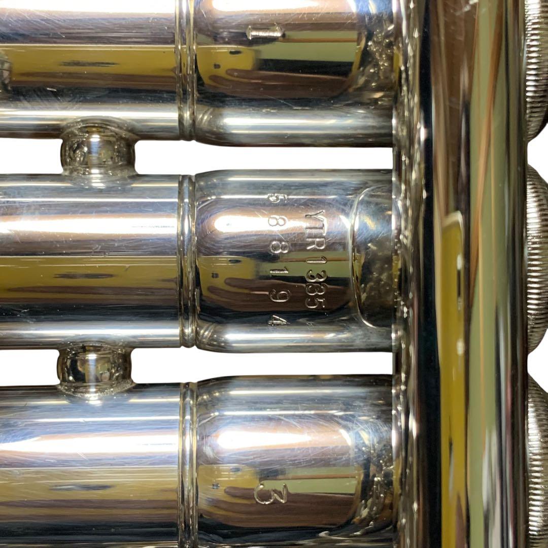 美品】YAMAHA YTR-1335 トランペット シルバー ケース付 - メルカリ