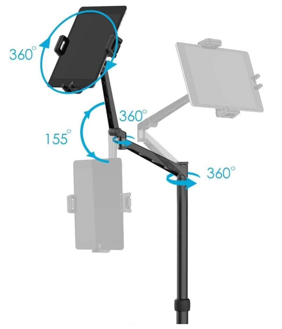 アーム・フロアースタンド】金属製　40～140cm　smatree FS100