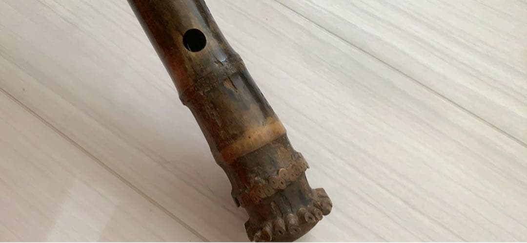 直水銘尺八 都山流 一尺六寸 鼈甲繋ぎ - メルカリ