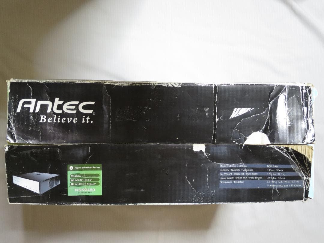 新品 Antec NSK2480 PCケース アンテック 横置き 静音ケース