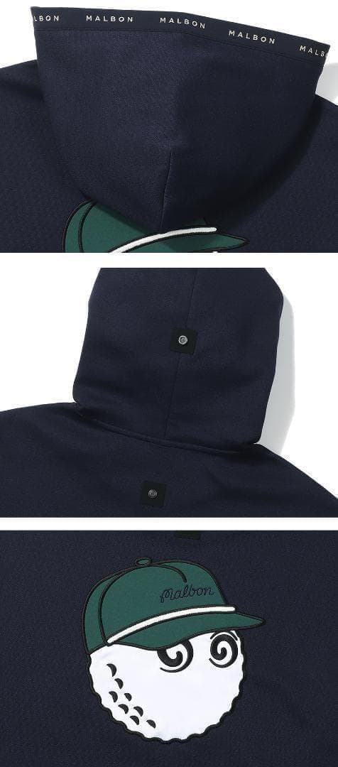 紺色XXL マルボンゴルフ パーカー メンズウェア パーカー 長袖 トップス