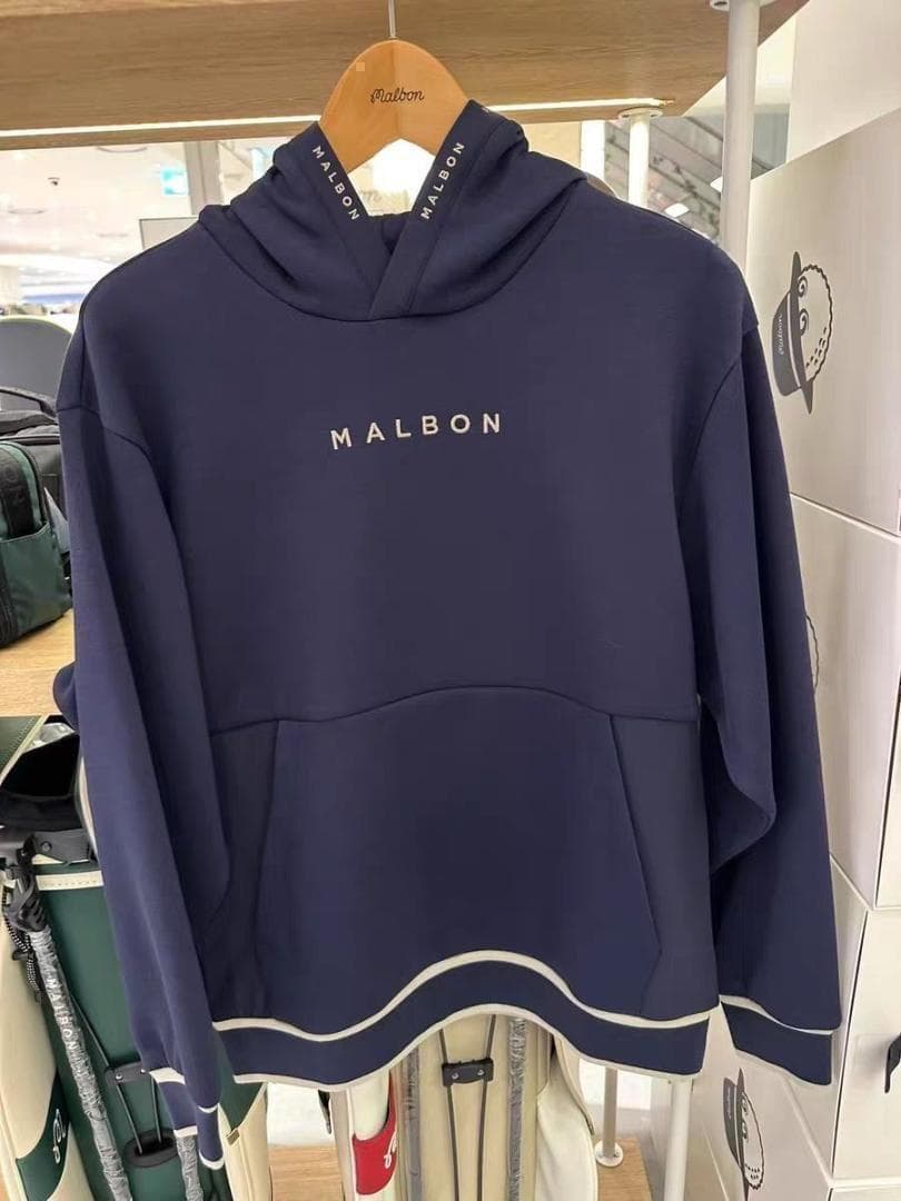 紺色XXL マルボンゴルフ パーカー メンズウェア パーカー 長袖 トップス